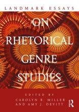 From the Bibliography: Landmark Essays on Rhetorical Genre Studies